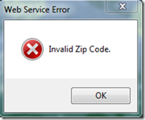 InvalidZipCode